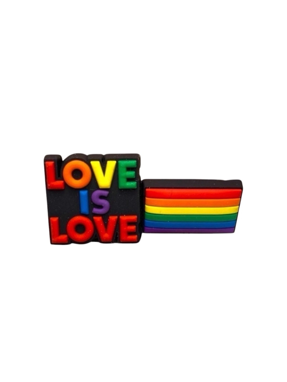 Love is Love Croc Charms | Pride Rainbow Accessories